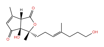 (1S,4R,5S)-5-Hydroxy-4-[(E)-7-hydroxy-4-methylhept-3-enyl]4,8-dimethyl-3-oxabicyclo[3.3.0]octan-7-en-2,6-dione